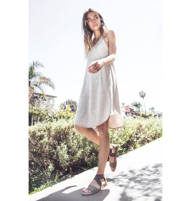 Sorel Dam Sandaler Olivgröna - Ella™ Flat - GOW-675029